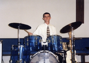 Melvin Playing Drums at Miracle Valley